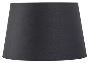 Fekete pamut lámpabúra arany belsővel 25/20/16