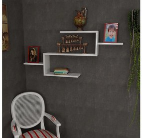 Fali polc TWIST 49,4x104 cm fehér