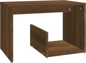 vidaXL barna tölgyszínű szerelt fa kisasztal 59x36x38 cm