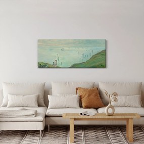 Kép - Henri Fantin-Latour, Cliffs at Pourville, reprodukciók (120x50 cm)