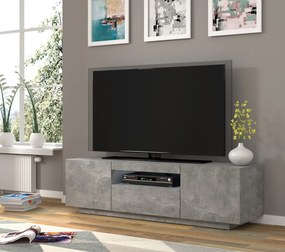 AURA TV Szekrény 150 cm Beton Színben