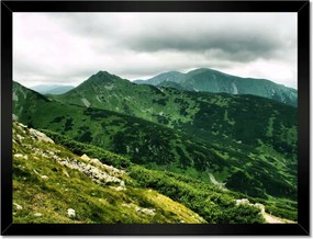 Poszterek keretben 40x30 Tátra Lengyel hegyek Kilátás