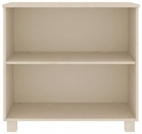 HAMAR mézbarna tömör fenyőfa tálalószekrény 85 x 35 x 80 cm
