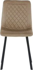 Sötét Bézs Bársony Étkezőszék. DCL-973 CAP4