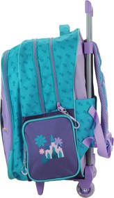Disney Jégvarázs Modern Magic gurulós iskolatáska, táska 46 cm