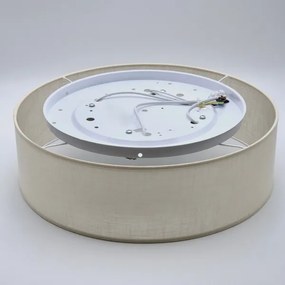 Mennyezeti lámpa SIRJA DOUBLE 4xE27/15W/230V átm. 45 cm krémes