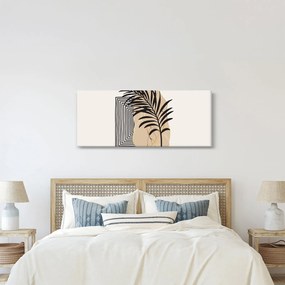 Kép - Absztrakció trópusi levelekkel N⁰3 (120x50 cm)
