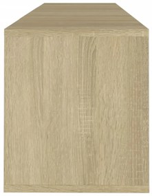 sonoma tölgy színű szerelt fa fali TV-szekrény 120x30x40,5 cm