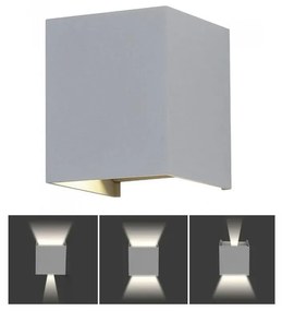 LED Kültéri fali lámpa LED/5W/230V 3000K IP65 szürke