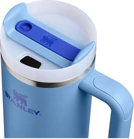 Kék rozsdamentes acél termosz szívószállal 890 ml Quencher H2.O FlowState™ Tumbler Blue Sky – Stanley