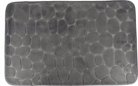 Fürdőszobaszőnyeg nedvszívó szőnyeg sötétszürke 80 cm