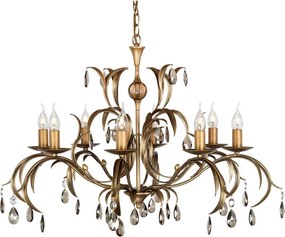 Elstead Lighting LILY LL8-ANT-BRZ Csillár 8x60W/E14