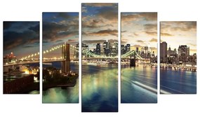 Bridge NYC többrészes kép, 110 x 60 cm