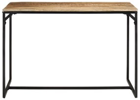 Tömör nyers mangófa étkezőasztal 110 x 55 x 75 cm