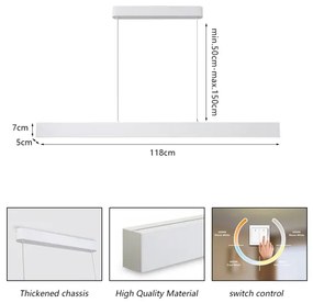 Brilagi - LED csillár SLEEKLINE LED/40W/230V 3000/4500/6000K fehér