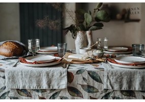 Len asztalterítő 140x140 cm Golden Fall – Linen Tales