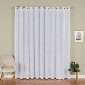 Függöny készre szerelve, 300x250 cm, fehér szín