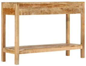 tömör mangófa tálalóasztal 2 fiókkal 110 x 35 x 75 cm