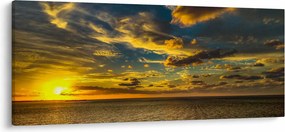 Naplemente a tengeren (120x50 cm)