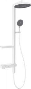 Mexen Dizzy fali zuhanykészlet esőztetővel és csappal, fehér - 78104-20