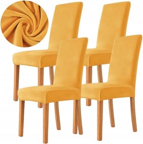 4 Db-os Székhuzat Szett Prémium Velúr Plüss Elasztikus