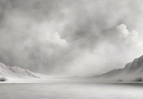 Fotótapéta - Szürke pusztaság (147x102 cm)