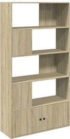 vidaXL sonoma tölgy színű szerelt fa könyvszekrény 100 x 36 x 189 cm