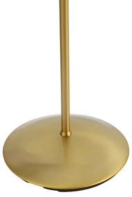 Modern állólámpa sárgaréz LED-del, 3 lépésben dimmelhető, újratölthető - Waldorf