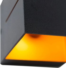 4 db-os készlet okos fali lámpa fekete arannyal 9,7 cm, Wi-Fi G9 - Transfer Groove