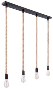 Globo 69029-4H - Csillár zsinóron ULLEU 4xE27/60W/230V