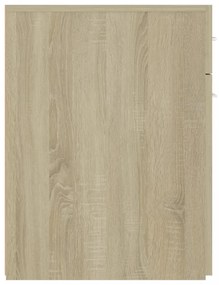 sonoma tölgy színű szerelt fa patikaszekrény 20 x 45,5 x 60 cm