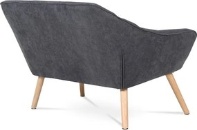 Dvoumístná pohovka, šedá, látka, AK-322 GREY2