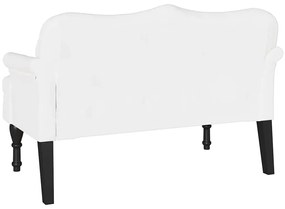 vidaXL Chesterfield Pad párnával Fehér 120,5 x 65 x 75 cm Műbőr