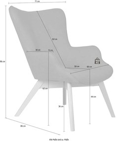Zöld fotel Niko – Ropez