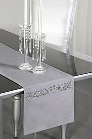 Blink exkluzív asztali futó Ezüst 33x180 cm