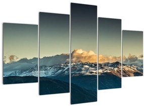 Kép - magas hegyek csúcsai (150x105 cm)