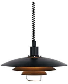 Kikrenes fekete függőlámpa, ø 48 cm - Markslöjd