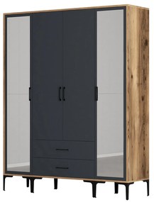 Ruhásszekrény Kiara RTR (dió + antracit). 1088536