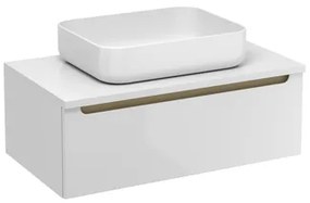 Naturel Stilla Mosdó alatti szekrény 80x30x45 cm fehér STILLAD08005DBI