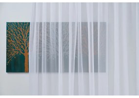 Fehér átlátszó függöny 140x245 cm Voile – Mendola Fabrics