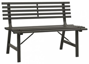 fekete acél kerti pad 110 cm