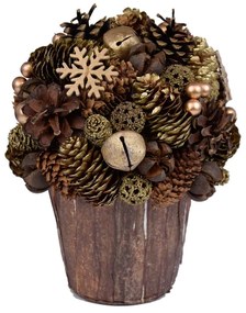 Karácsonyi dekoráció (magasság 21 cm) – Ego Dekor