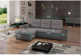 OTTAVIO ágyazható sarok ülőgarnitúra