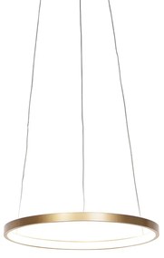 Modern gyűrű alakú függőlámpa arany 40 cm LED-del - Anella