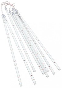 8 db 288 LED-es színes bel-/kültéri meteor fényfüzér 50 cm