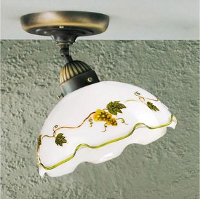 Kolarz 731.10.110 - NONNA plafonra szerelhető csillár, 1xE27/75W/230V, Ø 20 cm, bordó