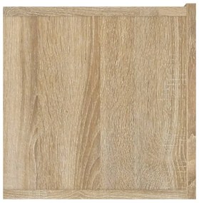 2 db sonoma tölgy szerelt fa TV-szekrény 80x30x30 cm