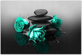 Poszterek 120x80 Menta rózsa Spa Wellness