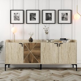 Konzolasztal Venedik - Diós, Travertine