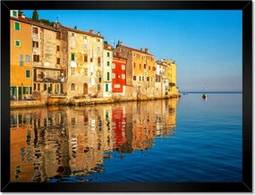 Poszterek keretben 40x30 Rovinj óvárosa